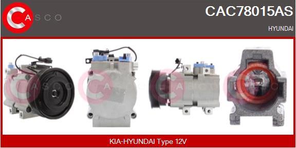Casco CAC78015AS - Kompressor, kondisioner furqanavto.az