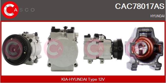 Casco CAC78017AS - Kompressor, kondisioner furqanavto.az