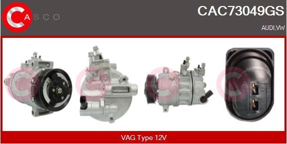 Casco CAC73049GS - Kompressor, kondisioner furqanavto.az