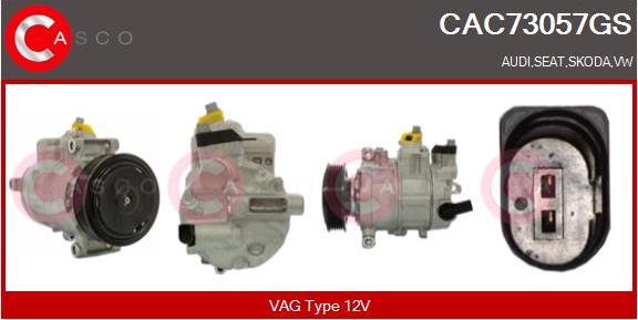 Casco CAC73057GS - Kompressor, kondisioner furqanavto.az