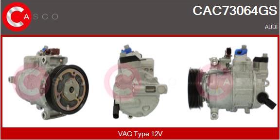 Casco CAC73064GS - Kompressor, kondisioner furqanavto.az