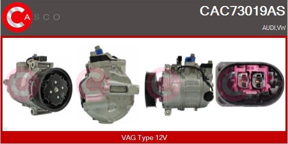 Casco CAC73019AS - Kompressor, kondisioner furqanavto.az