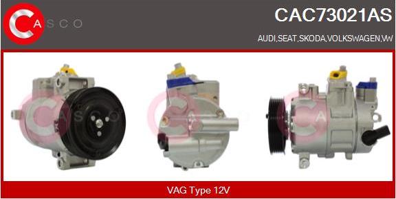 Casco CAC73021AS - Kompressor, kondisioner furqanavto.az