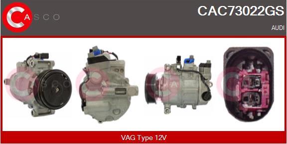 Casco CAC73022GS - Kompressor, kondisioner furqanavto.az