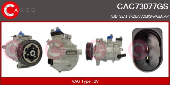 Casco CAC73077GS - Kompressor, kondisioner furqanavto.az
