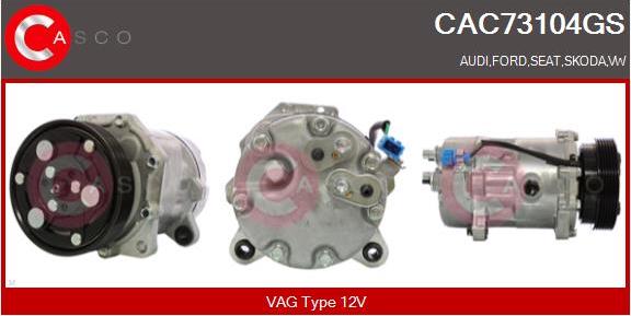Casco CAC73104GS - Kompressor, kondisioner furqanavto.az