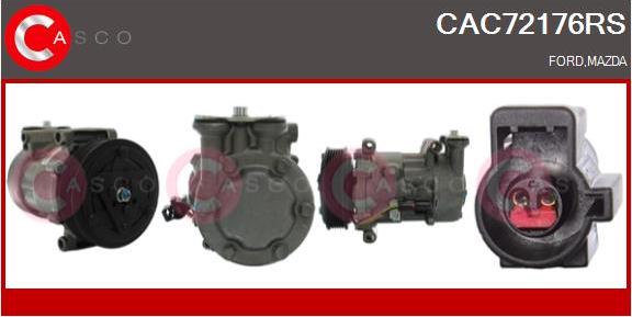 Casco CAC72176RS - Kompressor, kondisioner furqanavto.az