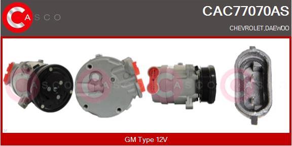 Casco CAC77070AS - Kompressor, kondisioner furqanavto.az