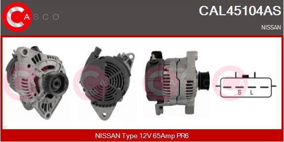 Casco CAL45104AS - Alternator furqanavto.az