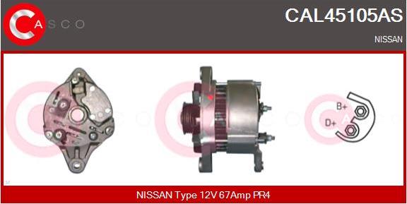 Casco CAL45105AS - Alternator furqanavto.az