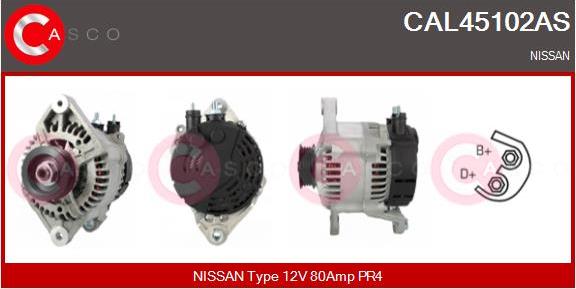 Casco CAL45102AS - Alternator furqanavto.az