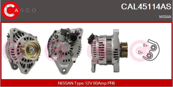 Casco CAL45114AS - Alternator furqanavto.az