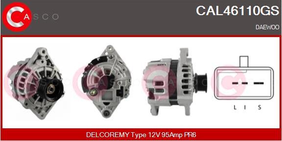 Casco CAL46110GS - Alternator furqanavto.az
