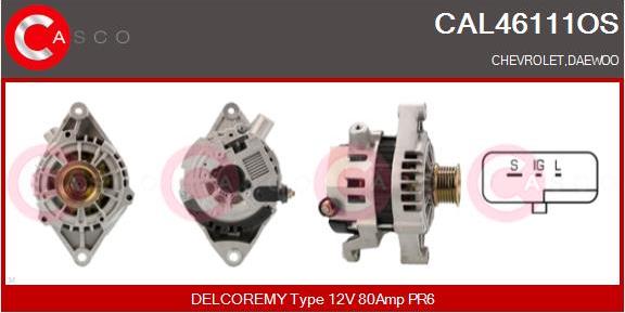 Casco CAL46111OS - Alternator furqanavto.az