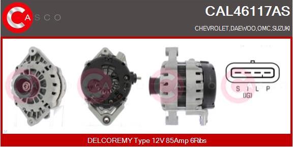 Casco CAL46117AS - Alternator furqanavto.az