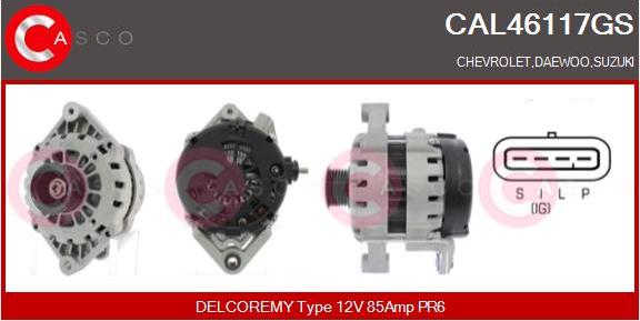 Casco CAL46117GS - Alternator furqanavto.az