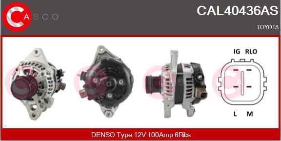 Casco CAL40436AS - Alternator furqanavto.az