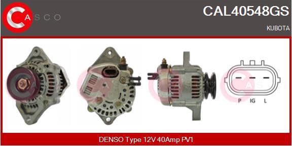 Casco CAL40548GS - Alternator furqanavto.az