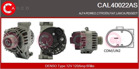 Casco CAL40022AS - Alternator furqanavto.az