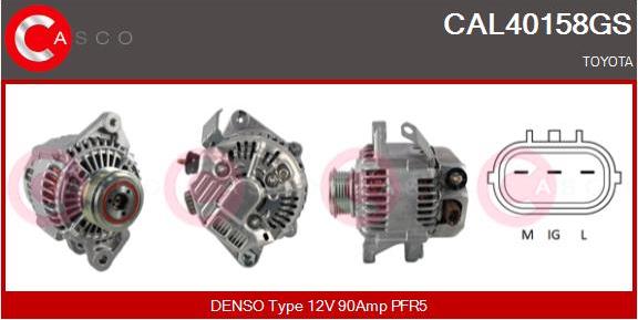 Casco CAL40158GS - Alternator furqanavto.az