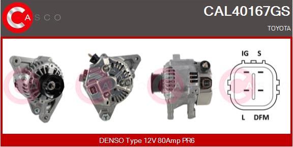 Casco CAL40167GS - Alternator furqanavto.az