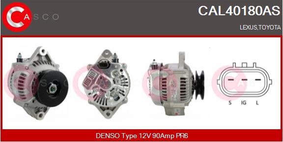 Casco CAL40180AS - Alternator furqanavto.az