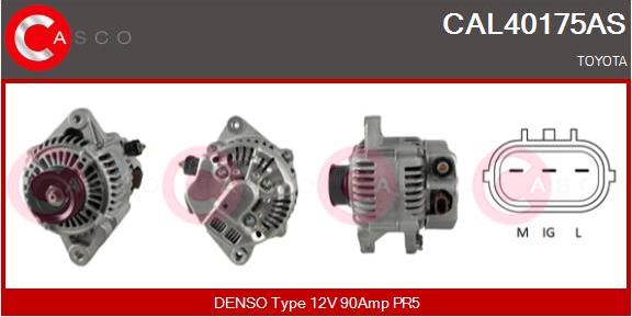 Casco CAL40175AS - Alternator furqanavto.az