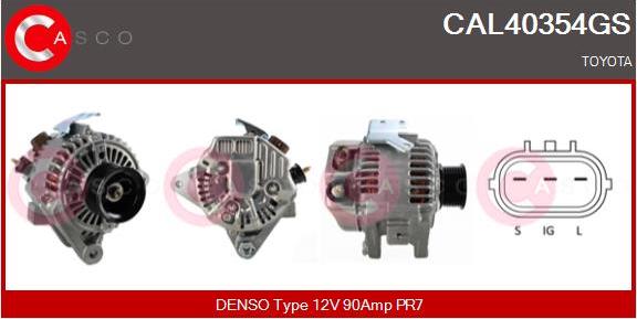 Casco CAL40354GS - Alternator furqanavto.az