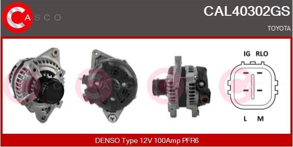 Casco CAL40302GS - Alternator furqanavto.az