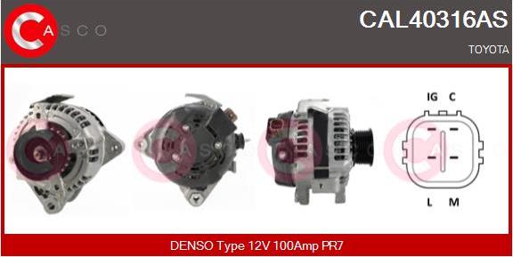 Casco CAL40316AS - Alternator furqanavto.az