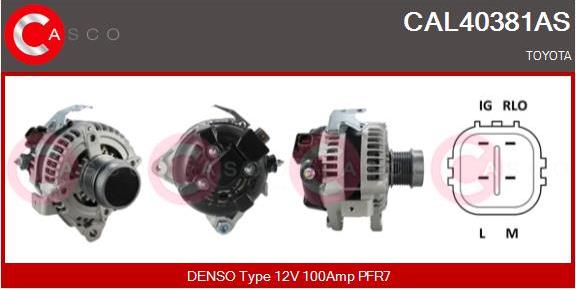 Casco CAL40381AS - Alternator furqanavto.az