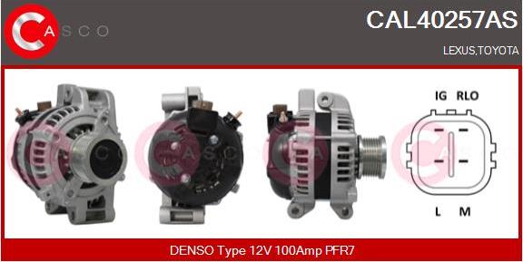 Casco CAL40257AS - Alternator furqanavto.az