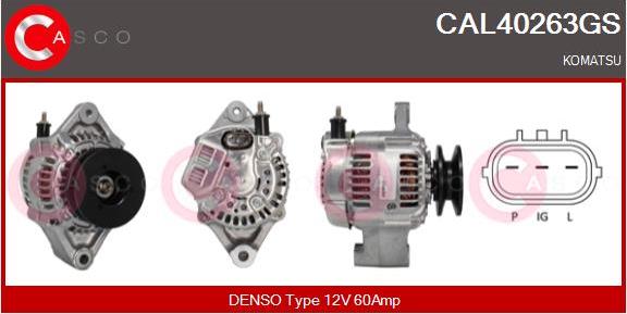 Casco CAL40263GS - Alternator furqanavto.az