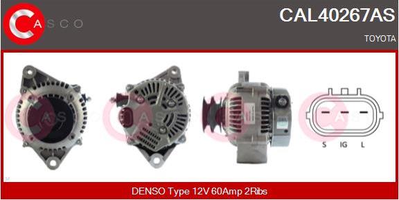 Casco CAL40267AS - Alternator furqanavto.az