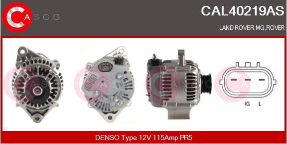 Casco CAL40219AS - Alternator furqanavto.az