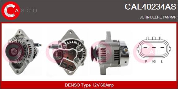 Casco CAL40234AS - Alternator furqanavto.az