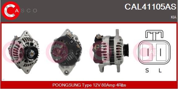 Casco CAL41105AS - Alternator furqanavto.az