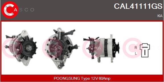 Casco CAL41111GS - Alternator furqanavto.az