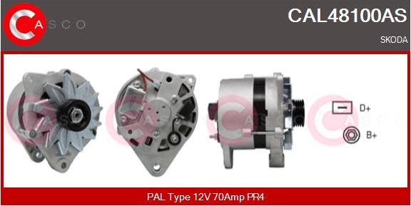 Casco CAL48100AS - Alternator furqanavto.az