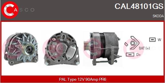 Casco CAL48101GS - Alternator furqanavto.az