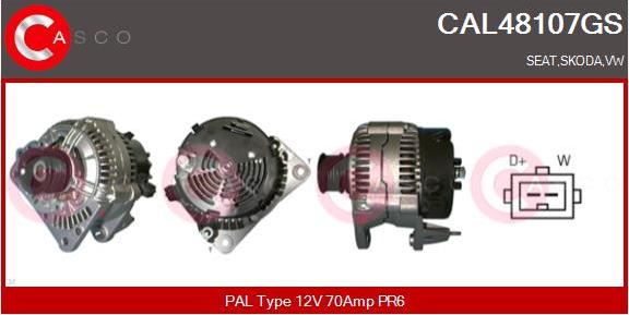 Casco CAL48107GS - Alternator furqanavto.az
