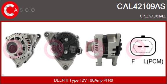 Casco CAL42109AS - Alternator furqanavto.az