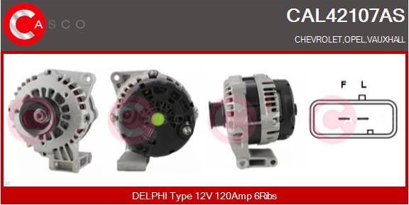 Casco CAL42107AS - Alternator furqanavto.az