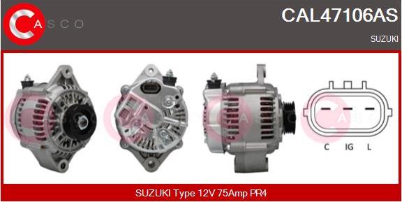 Casco CAL47106AS - Alternator furqanavto.az