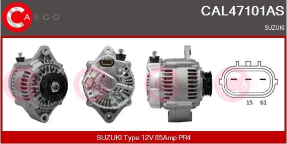 Casco CAL47101AS - Alternator furqanavto.az