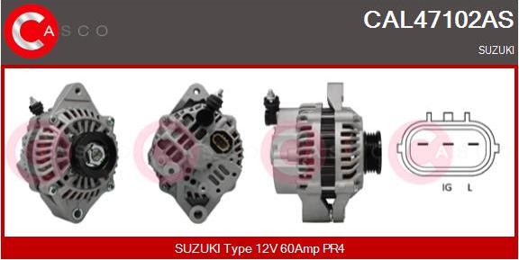 Casco CAL47102AS - Alternator furqanavto.az