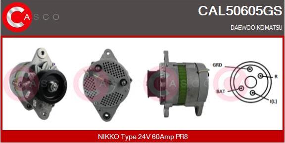 Casco CAL50605GS - Alternator furqanavto.az