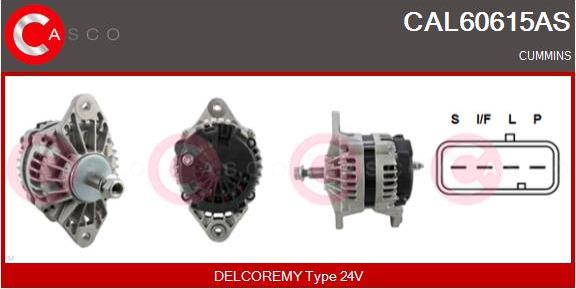 Casco CAL60615AS - Alternator furqanavto.az