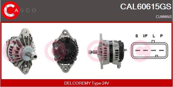 Casco CAL60615GS - Alternator furqanavto.az
