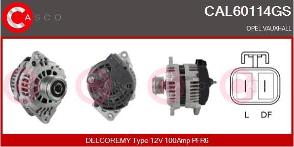 Casco CAL60114GS - Alternator furqanavto.az